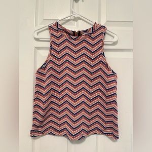 Postage Mark Anthropologie Postage Stamp Label Knit Pink Top Small